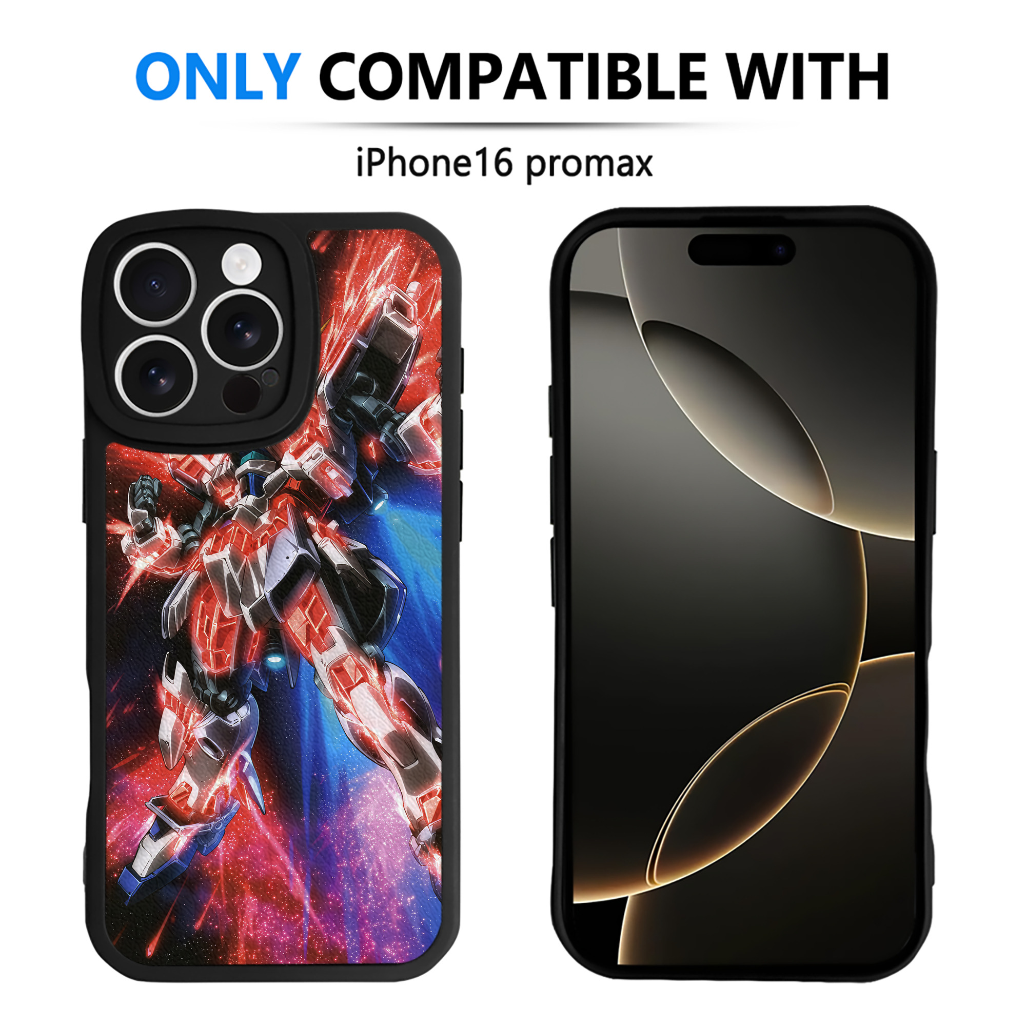 （画像用） 機動戦士ガンダム Mobile Suit Gundam 【iPhone 16シリーズ対応】シリコンスマホケース（レザー調） 材質：シリコン